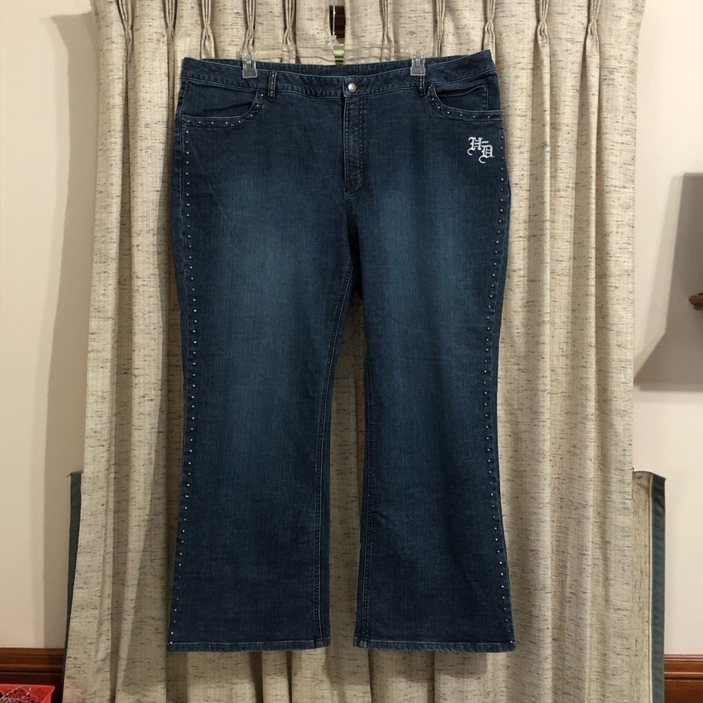 Harley-Davidson Women's Bootcut Studded Jeans